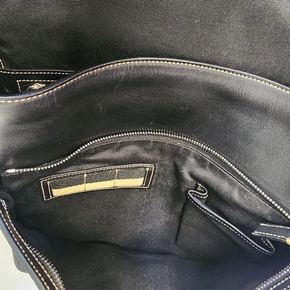 Coach Legacy Briefcase Messenger Bag 5A02Black Leather Limited Edition 2006